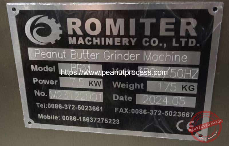 Automatic-Peanut-Butter-Grinder-Machine-Name-Plate-for-Mali-Customer