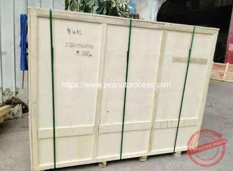 Automatic-Peanut-Oil-Pressing-Machine-Delivery-Plywood-Package-for-Congo-Customer